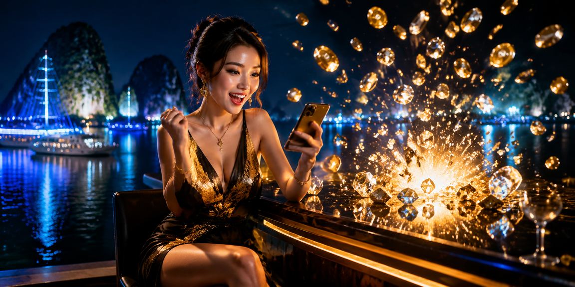 Người dùng Việt Nam xem kèo thể thao trên điện thoại di động tại vịnh Hạ Long