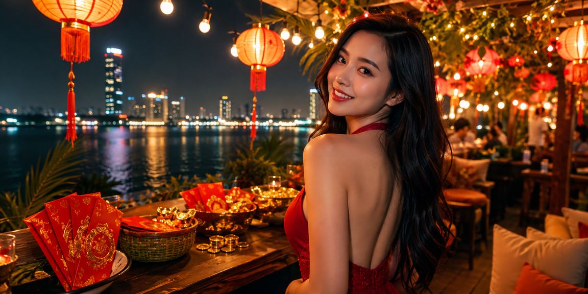 Chợ đêm Hà Nội nhộn nhịp với phong bao đỏ mừng thưởng may mắn