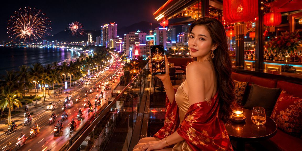 Bãi biển Nha Trang về chiều với bầu không khí nghỉ dưỡng và cảm giác VIP